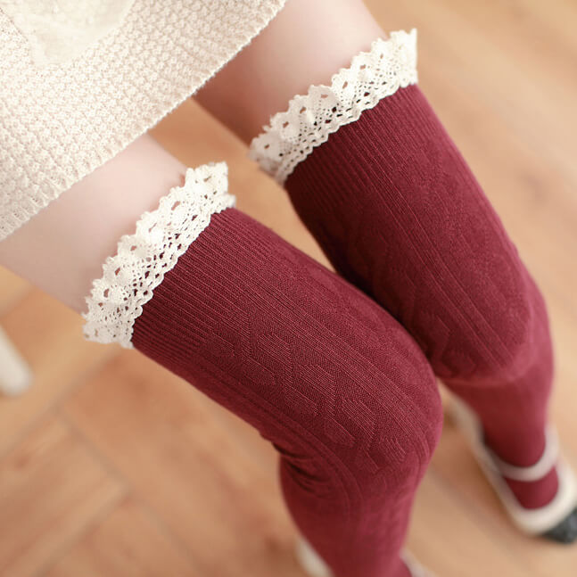 Sweet Students Lace Stockings SE8635