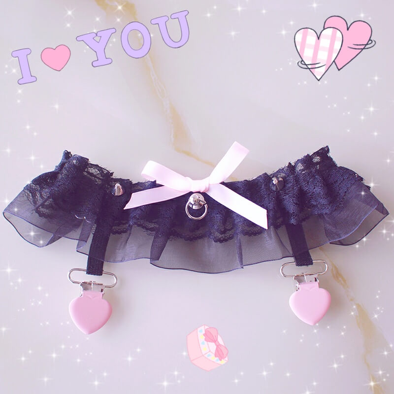 Sweet Lace Bow Leg Garters SE20347