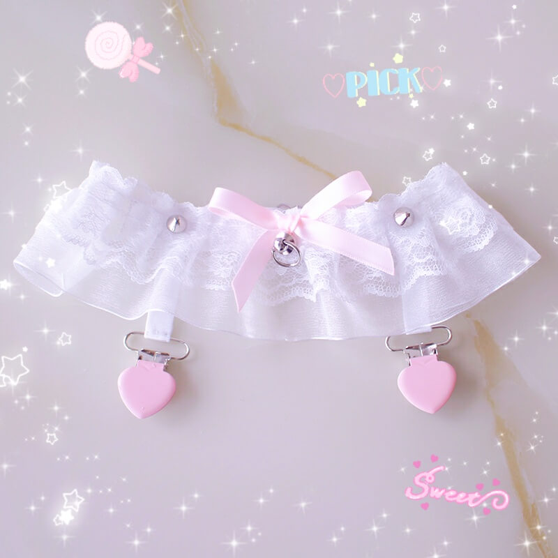 Sweet Lace Bow Leg Garters SE20347