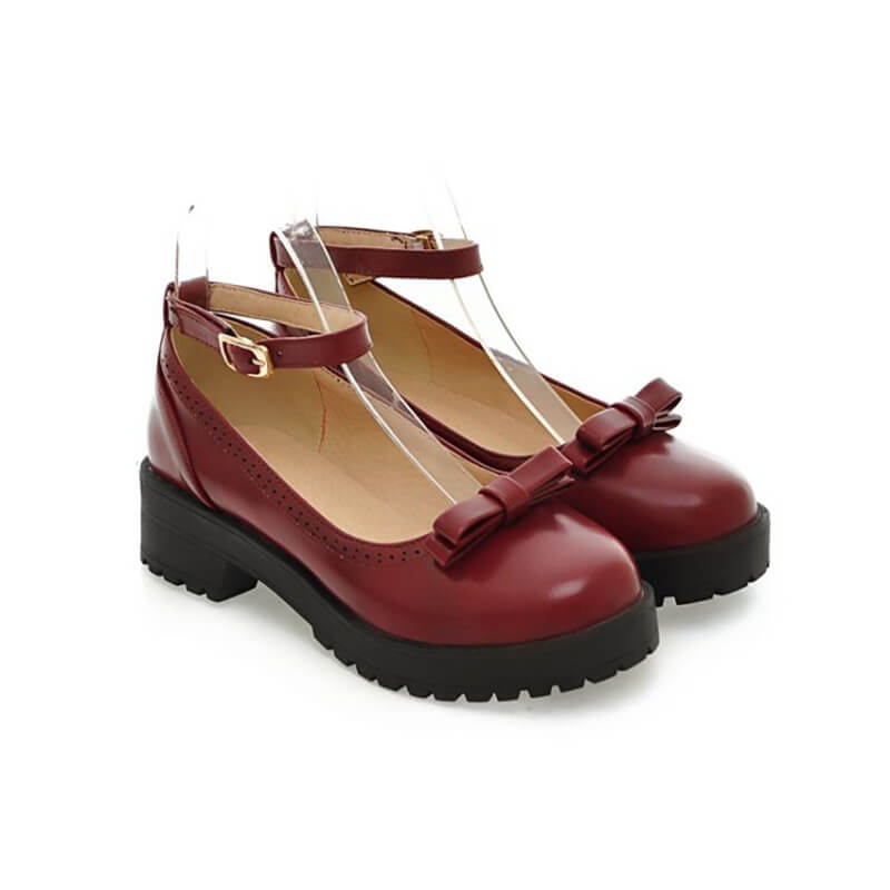 Students Bow Flat Shoes SE7352