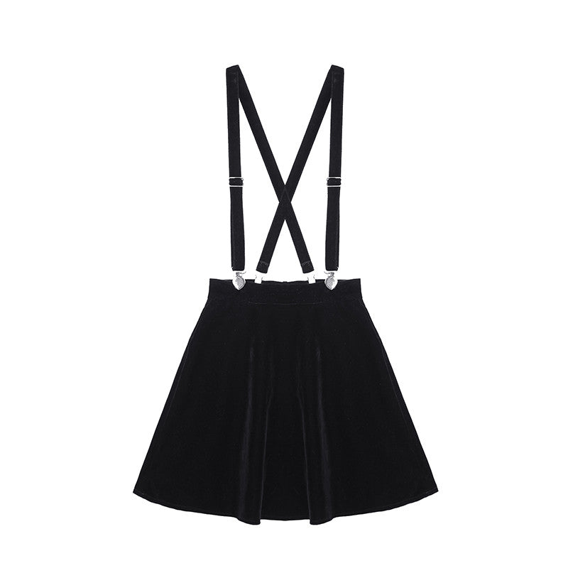 Black Strap Skirt SE10020