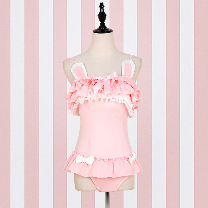 Cat Bunny Bow Swimsuit SE20308