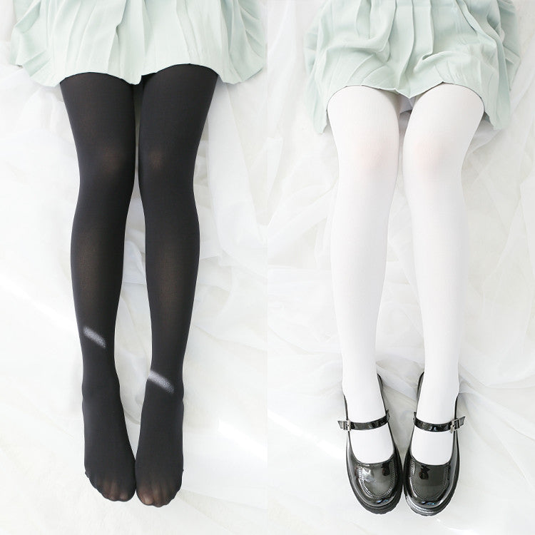 White/black  pantyhose SE10392