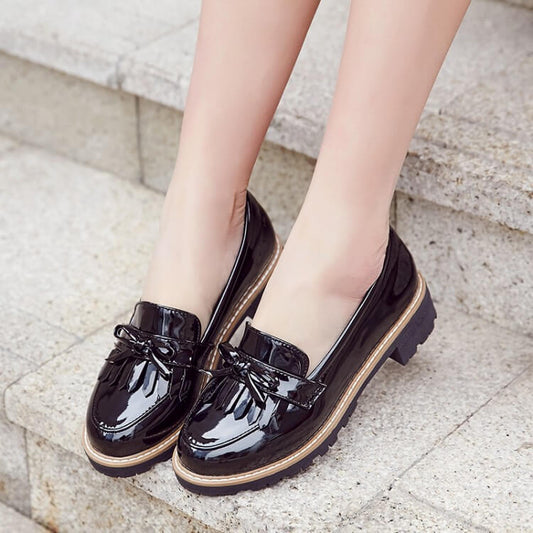 Tassel Bow Student Shoes SE21821