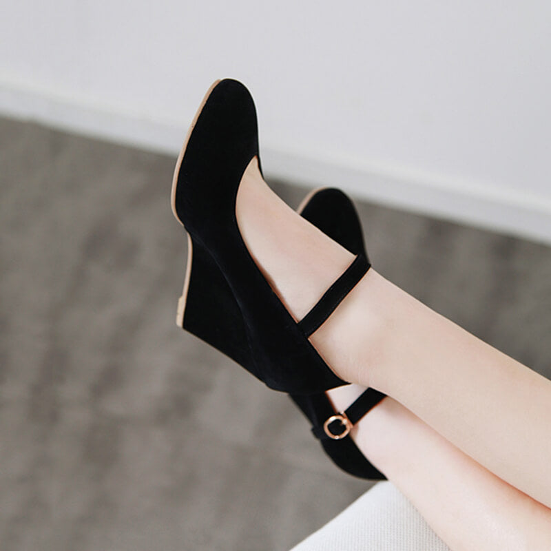 Vintage Frosted Suede Shoes SE20568