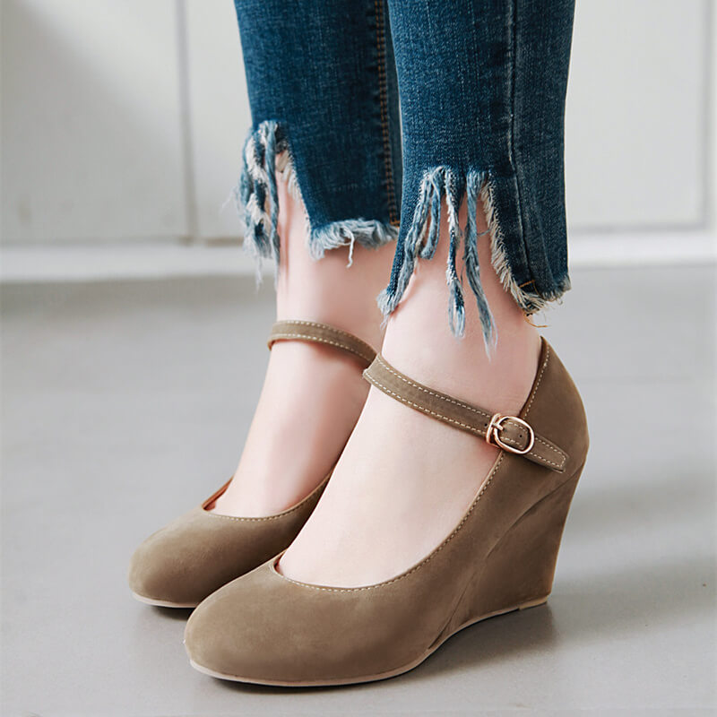 Vintage Frosted Suede Shoes SE20568