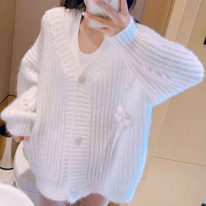 Kawaii Knit Cardigan Sweater SE22414