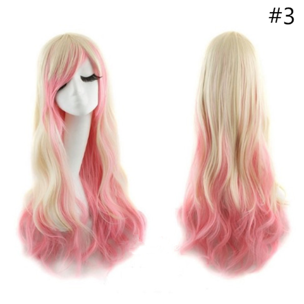 Cos Gradient Curly Wig SE10603