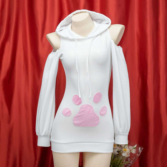 Cat Paw Bunny Ears Hoodie SE23057