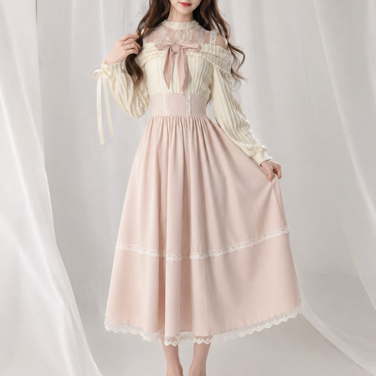 Pink Bow Lace Princess Dress SE23969