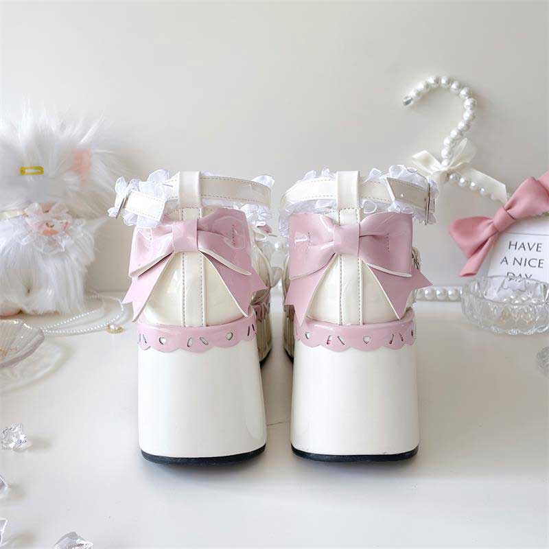 Kawaii Cat Bow Shoes SE23041