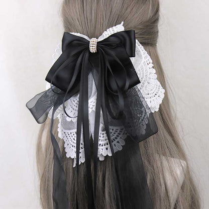 Lace Flower Bow Hair Pin SE23051