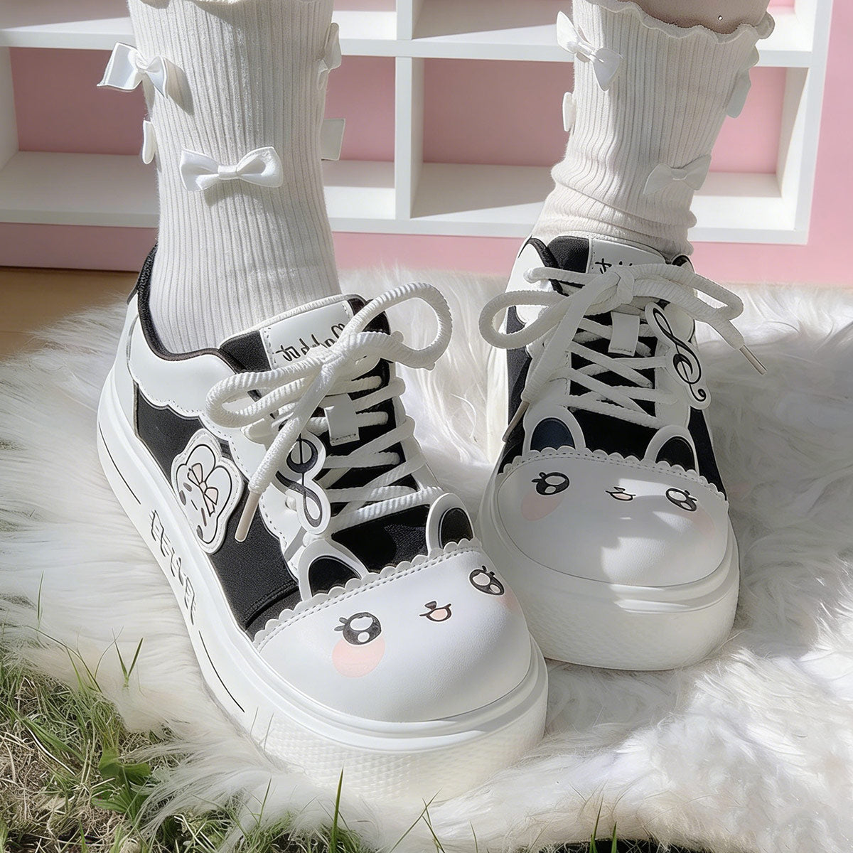 Rabbit Note Canvas Shoes SE23918