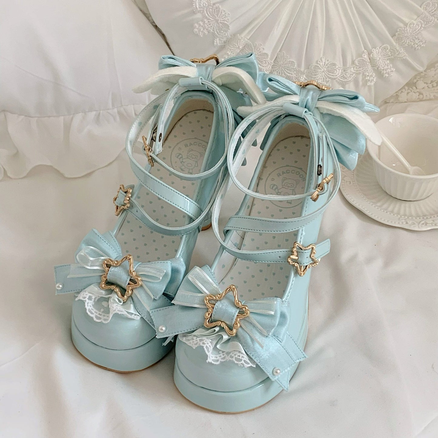 Magic Ribbon Fantasy High‑Heeled Shoes SE23987