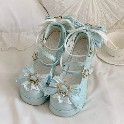 Magic Ribbon Fantasy High‑Heeled Shoes SE23987