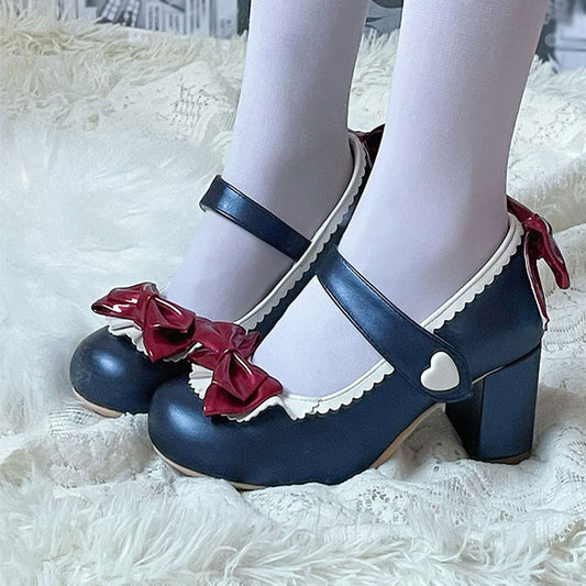 Sweet Bow Heel Shoes SE23104