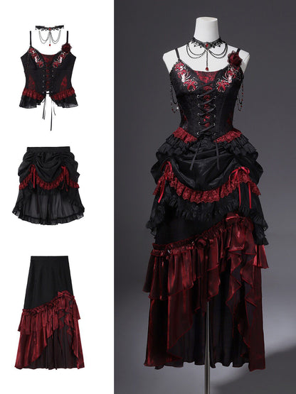 Lace Flower Skirt Set SE23981