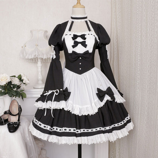 Lolita Bow Maid Dress SE23020