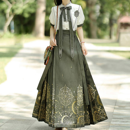 Star Flower Hanfu Skirt Set SE23137