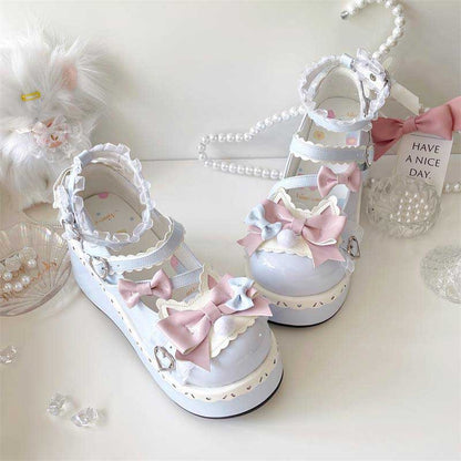 Kawaii Cat Bow Shoes SE23041
