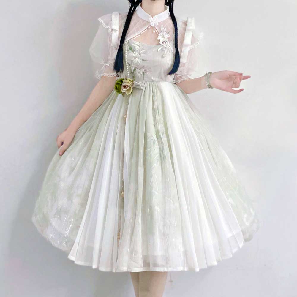 Lace Flower Dress Set SE23038