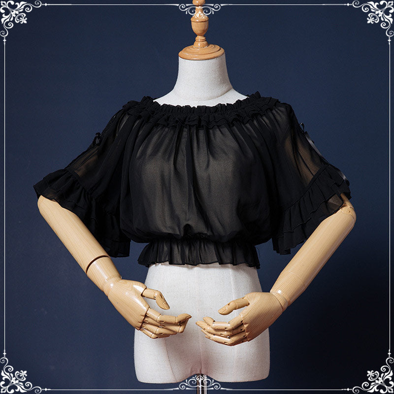 Black Lolita Bow Dress Set SE23959