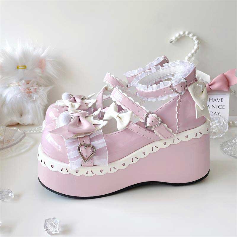 Kawaii Cat Bow Shoes SE23041
