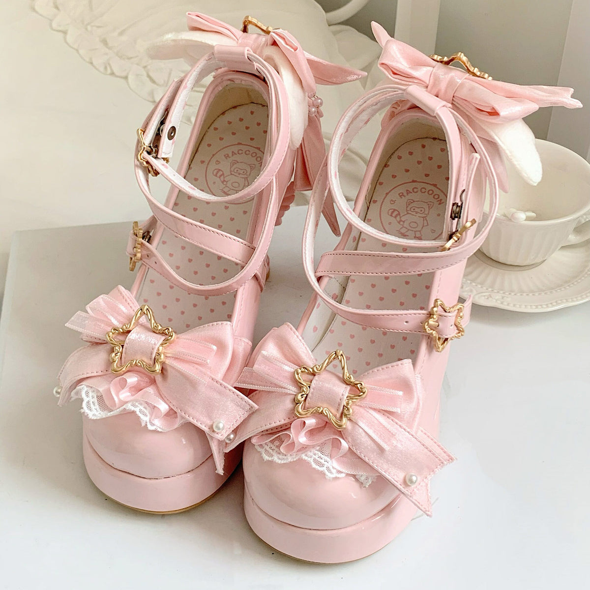 Magic Ribbon Fantasy High‑Heeled Shoes SE23987