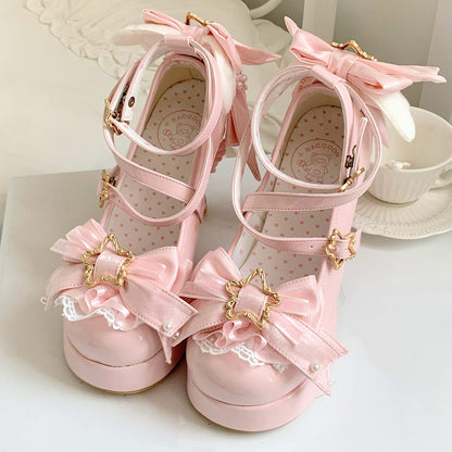 Magic Ribbon Fantasy High‑Heeled Shoes SE23987