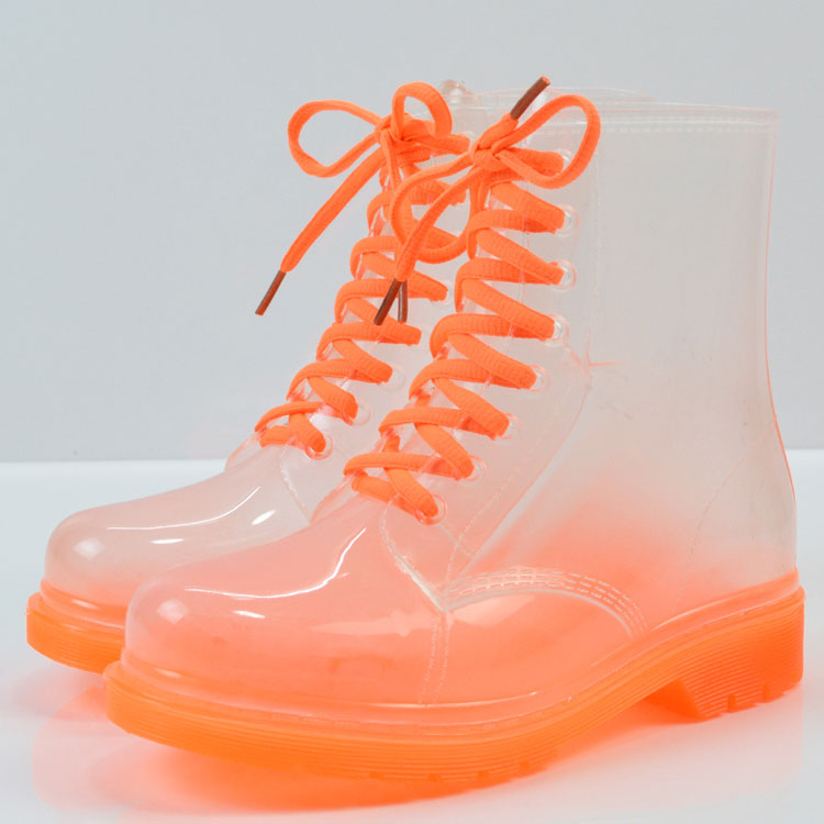 Transparent Candy Rain Shoes SE22853