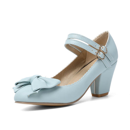 Lolita Bow Heel Shoes SE23025
