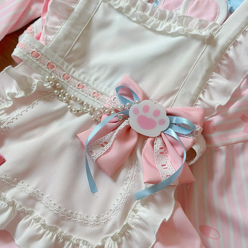 Bear Bow Kimono Dress Set SE23694