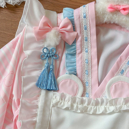 Bear Bow Kimono Dress Set SE23694