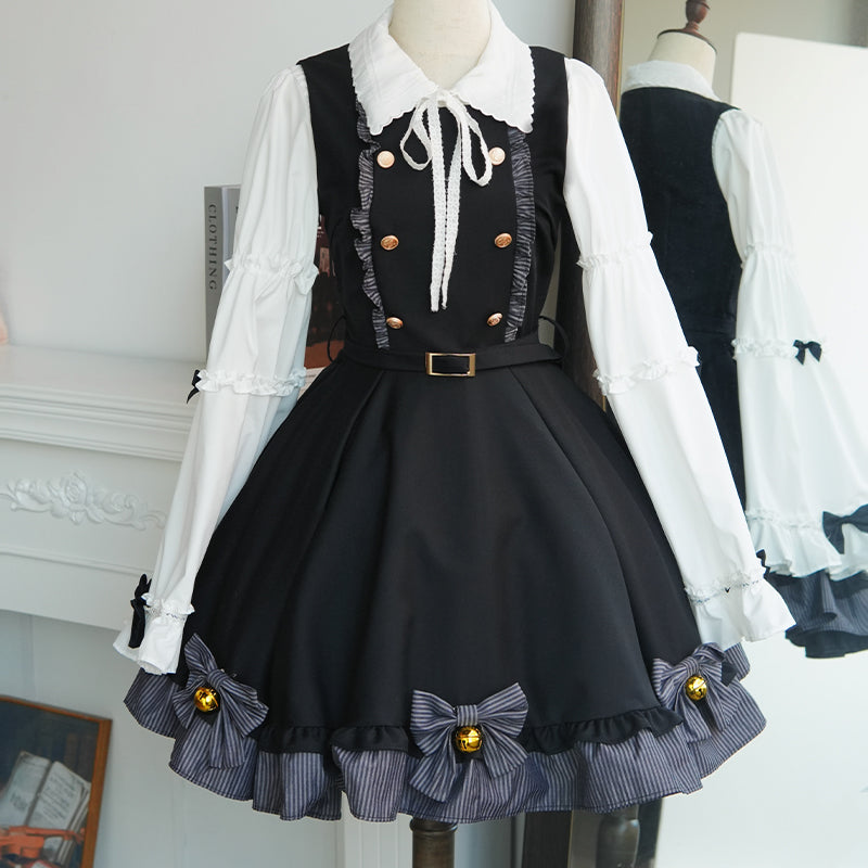 Bells Bowknot Suspender Dress SE23743