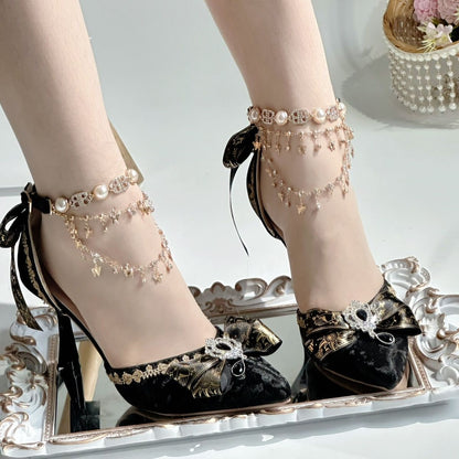 Black Bow Shoes SE23944