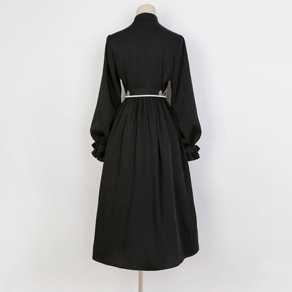 Black Cloud Embroidered Dress SE22959