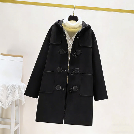 Black Woolen Coat SE23830