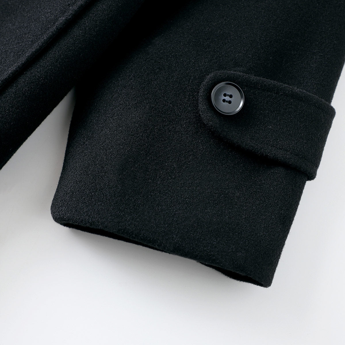 Black Woolen Coat SE23830