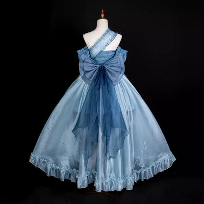 Blue Bow Dress SE23476
