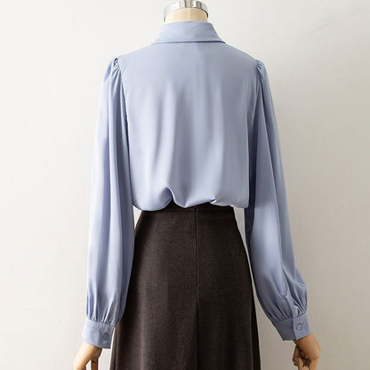 Blue Bow Shirt SE23487