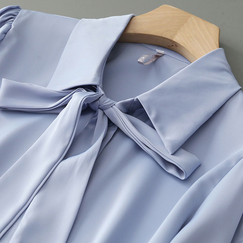 Blue Bow Shirt SE23487