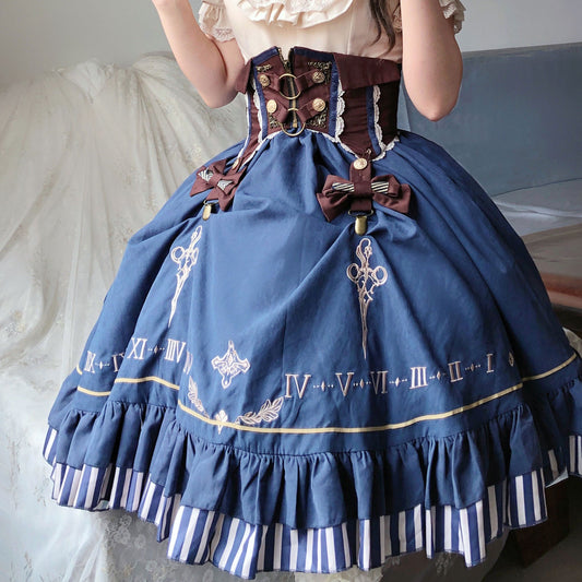 Bow Shirt Skirt Set SE23170