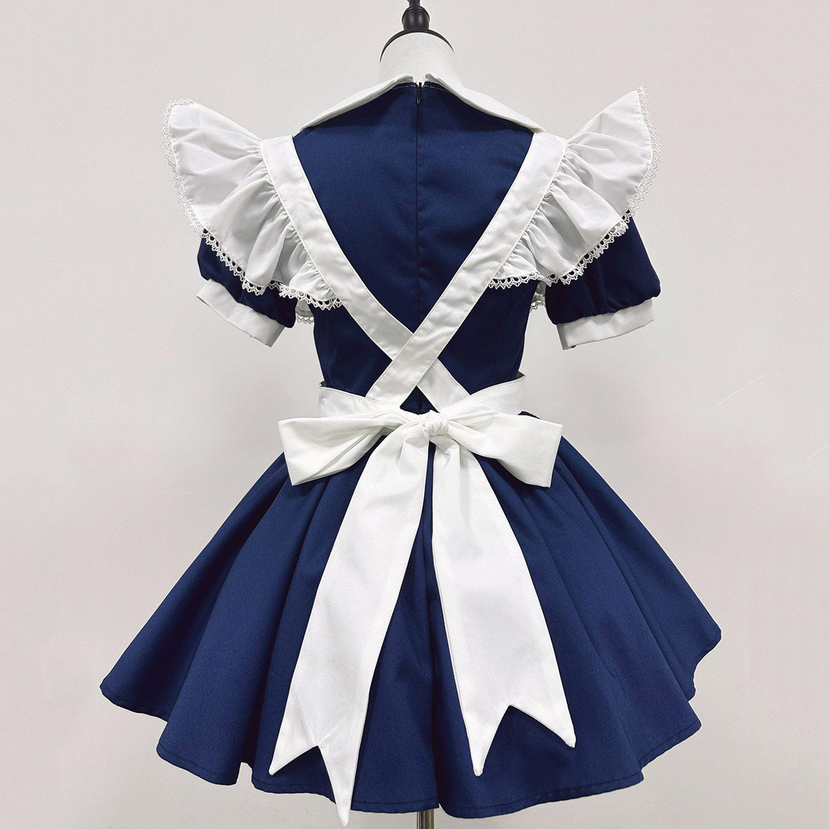 Bow Blue Maid Dress SE23758