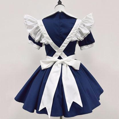 Bow Blue Maid Dress SE23758
