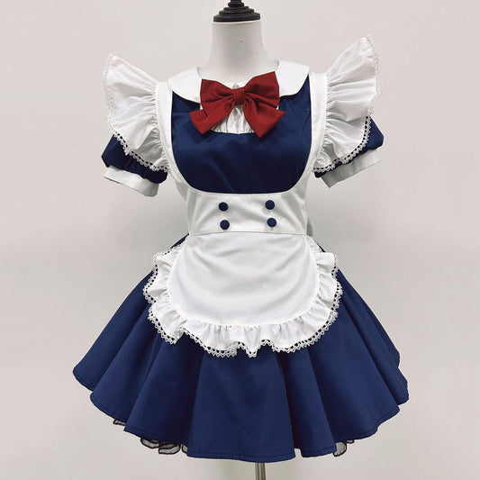 Bow Blue Maid Dress SE23758