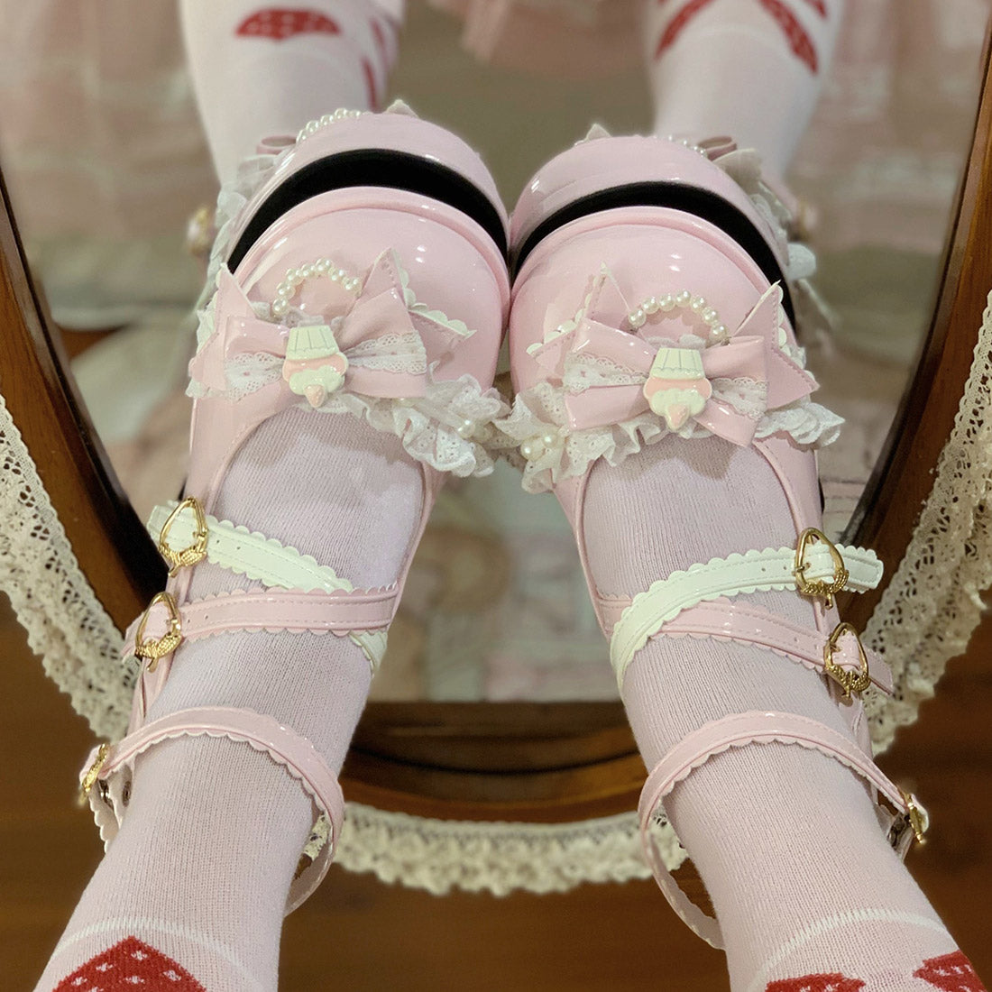 Bow Cake Shoes SE23779