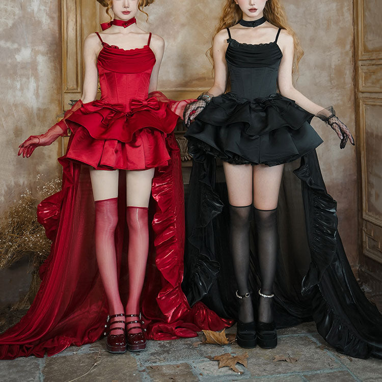 Bow Flower Sling Dress SE23451