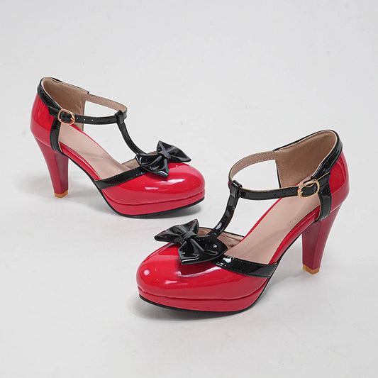 Bow Heels Shoes SE23896