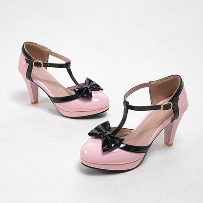 Bow Heels Shoes SE23896