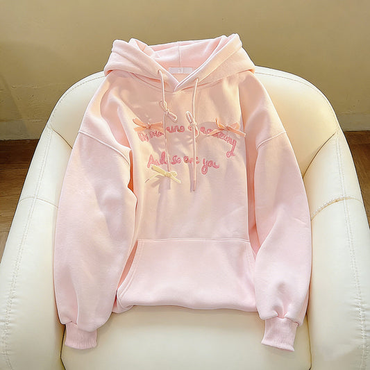 Bow Letter Hoodie SE23833